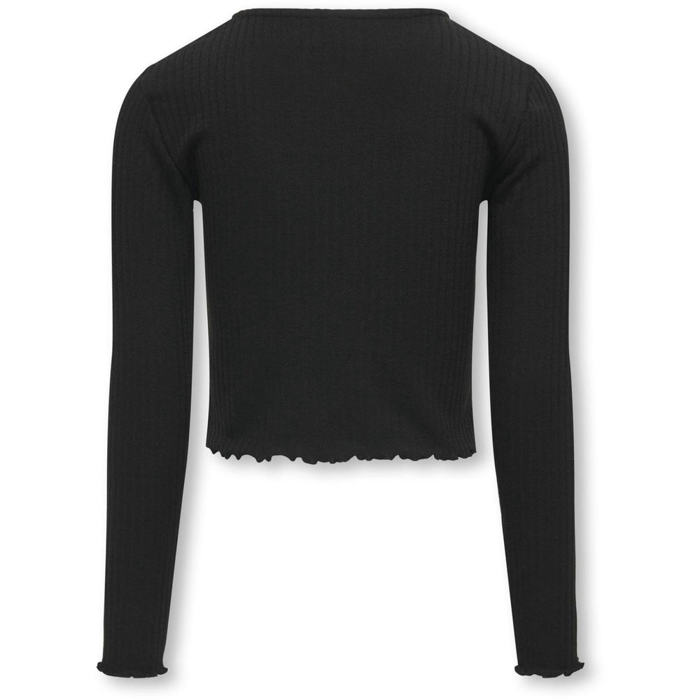 Køb kids ONLY Black Nella O-Neck Bluse Noos