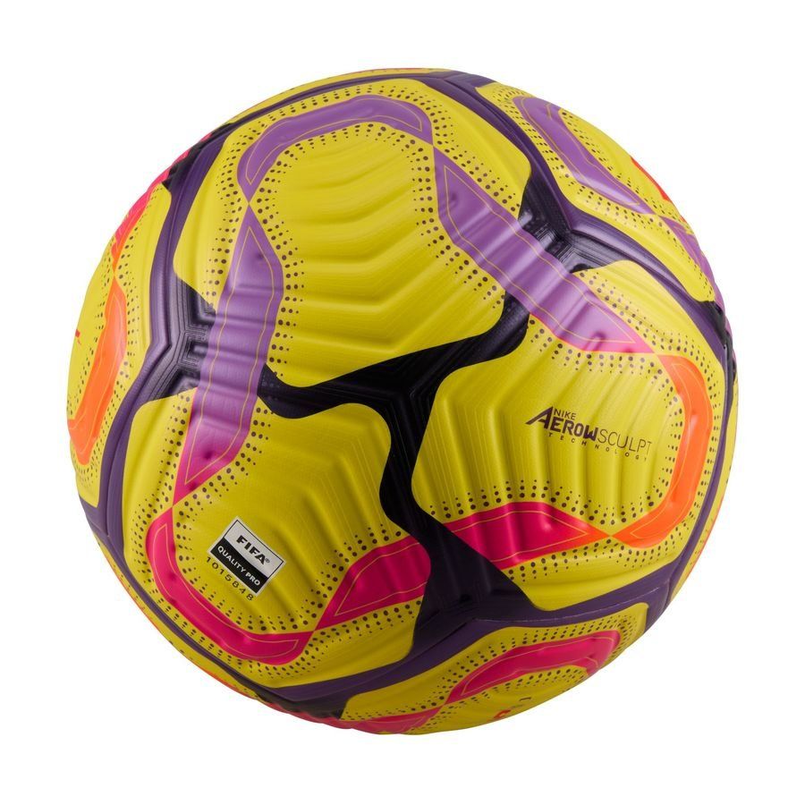 Nike Ballon Flight Premier League Hi-Vis - Jaune/Disco Purple/Rouge