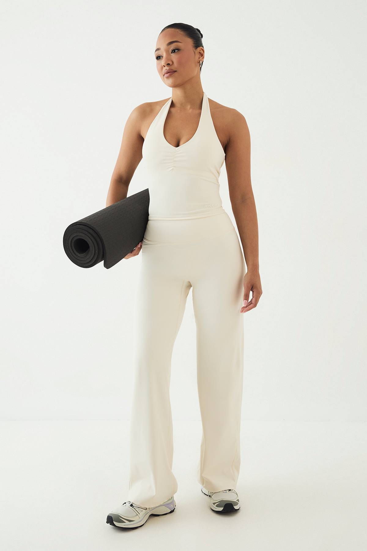 Pantalon De Yoga Jambe Droite Ultra Sculptant Avec Détails De Coutures Dsgn Studio