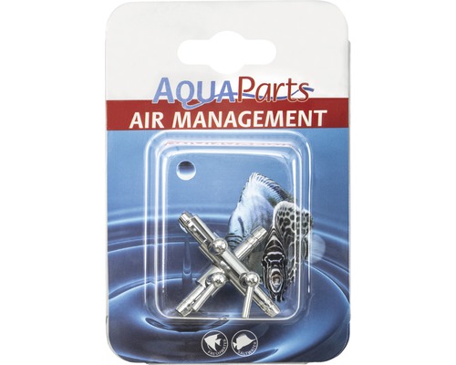 AquaParts 3-weg metalen luchtventiel