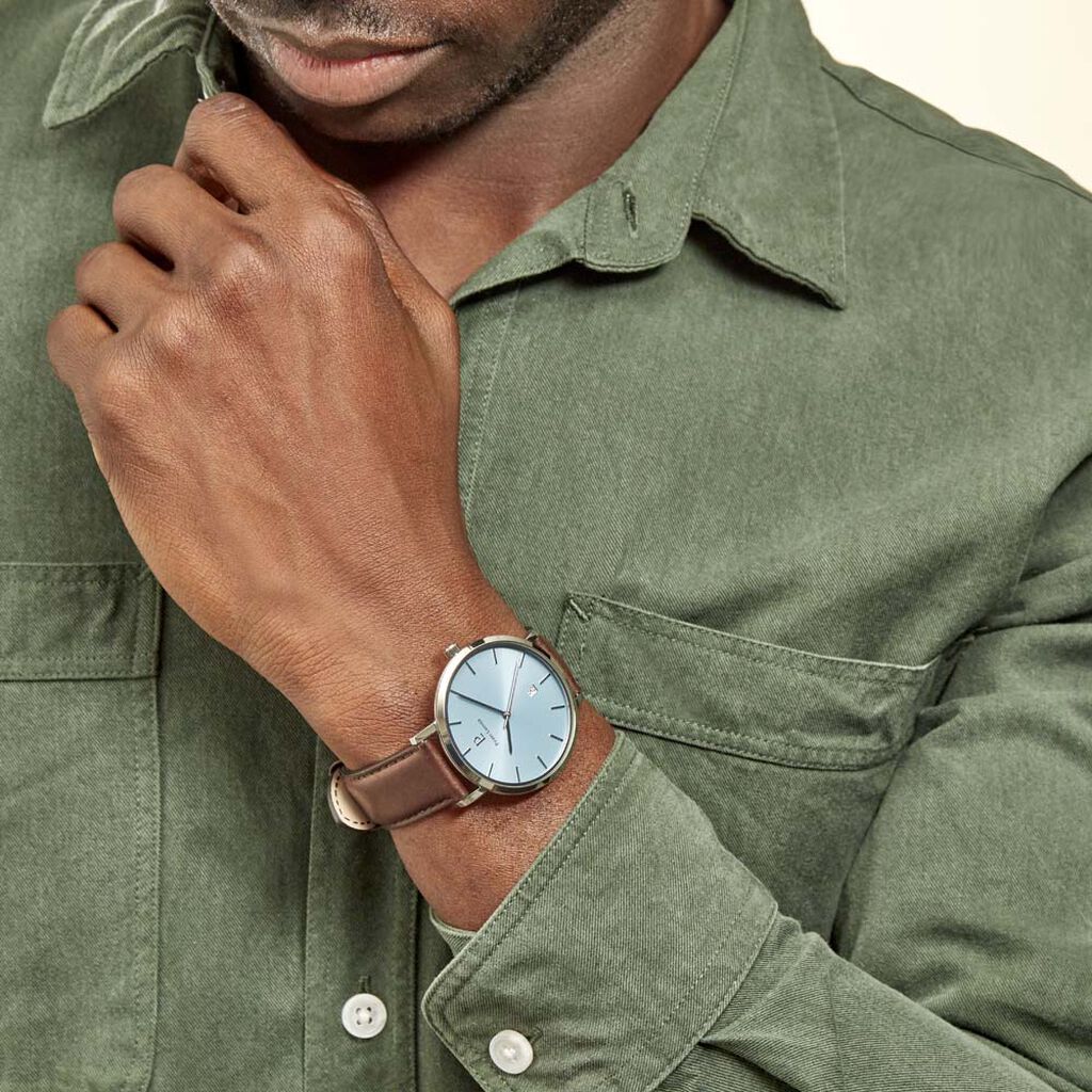 Montre Pierre Lannier Collection Echo Bleu