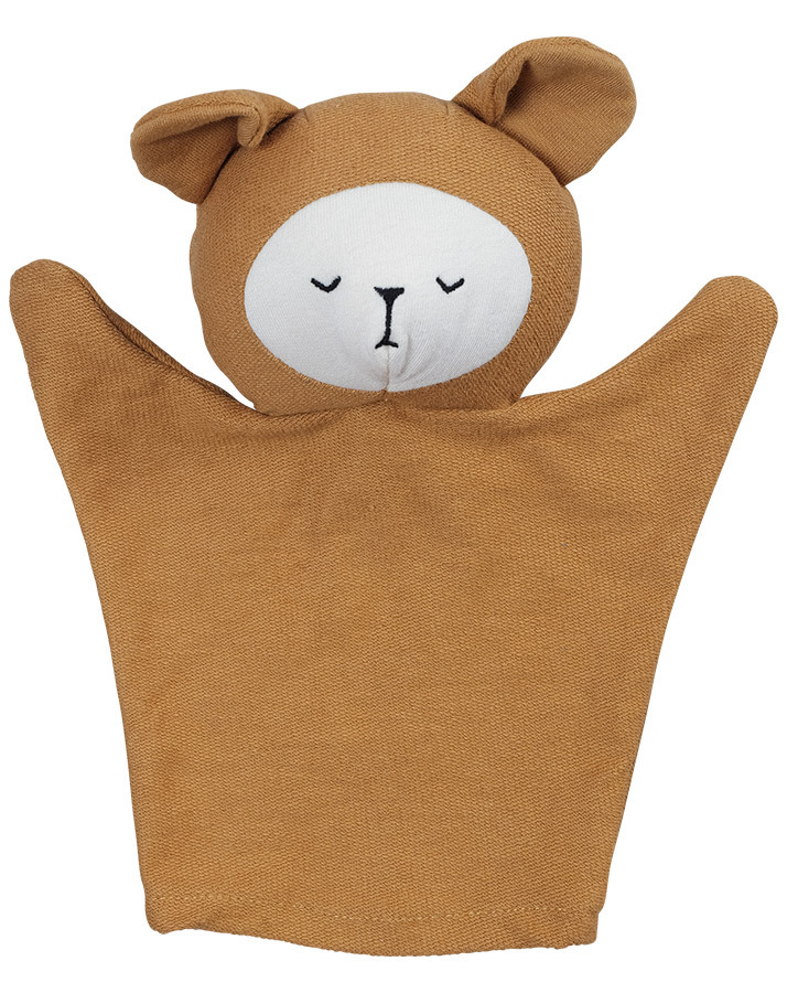 Handpuppe BÄR (20cm) in ocker