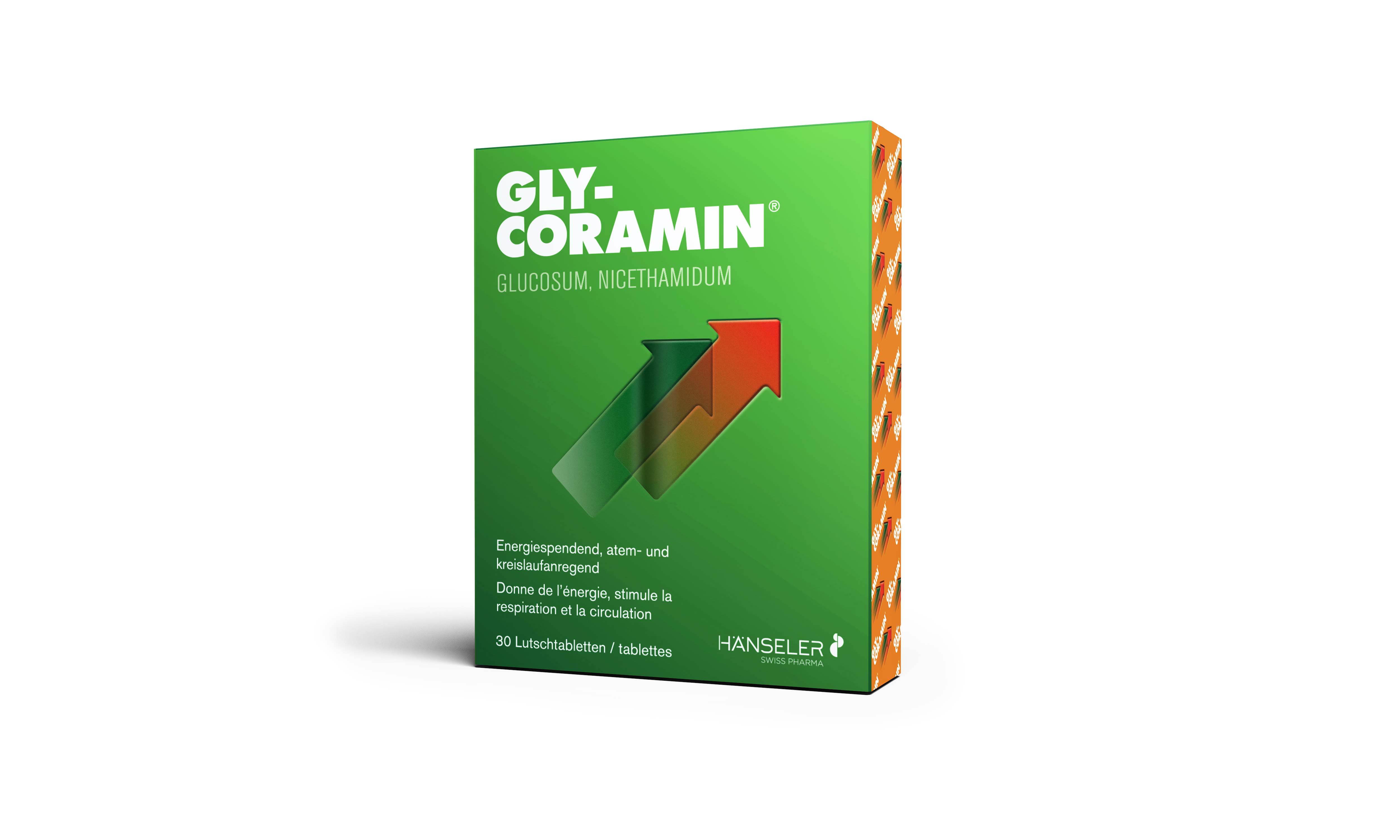 GLY-CORAMIN Lutschtabl 125 mg 30 Stk<br>30 Stück, Lutschtablette