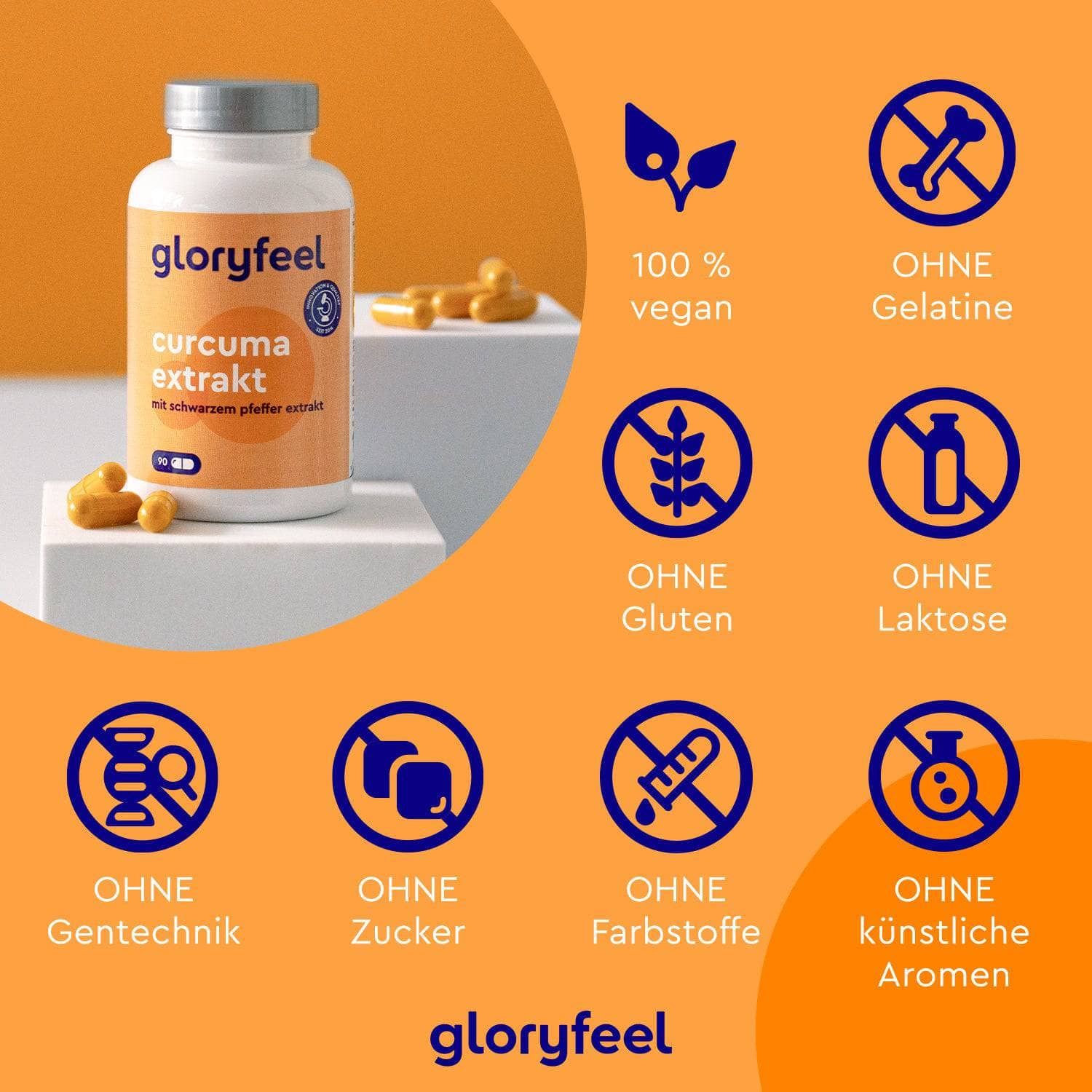 gloryfeel® Curcuma Extrakt