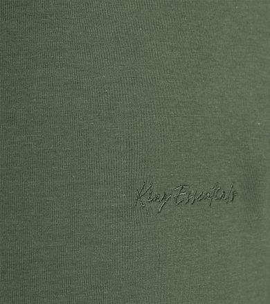King Essentials The Shawn T-Shirt Olijfgroen KM111010002-G025T kopen