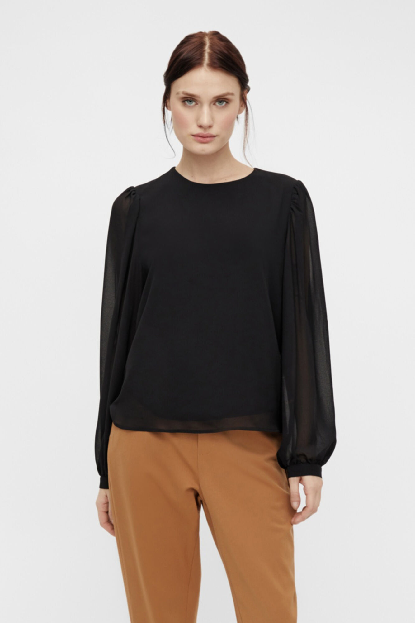 Blusa em tecido sustentável - Preta