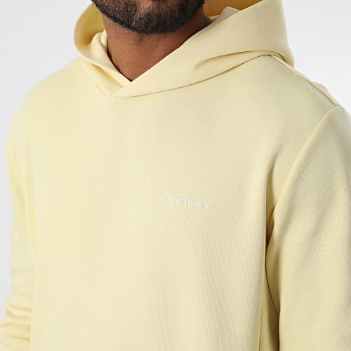 Sweat Capuche Micro Logo 9927 Jaune