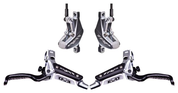 Paire de Freins TRP DH-R Evo 4 Pistons (sans disque) Argent