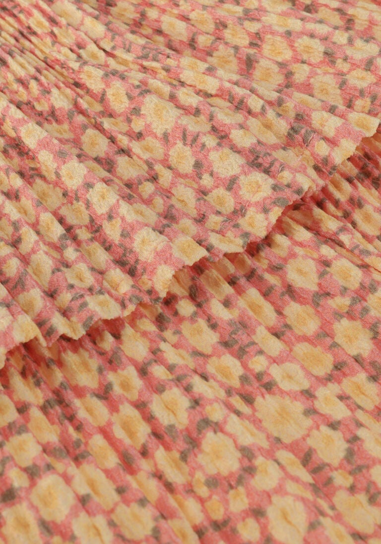 LIKE FLO oranje like flo minirok fancy flower crepe skirt