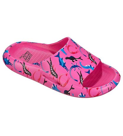 BECO Badesandalen - Ocean Dinos - Pink