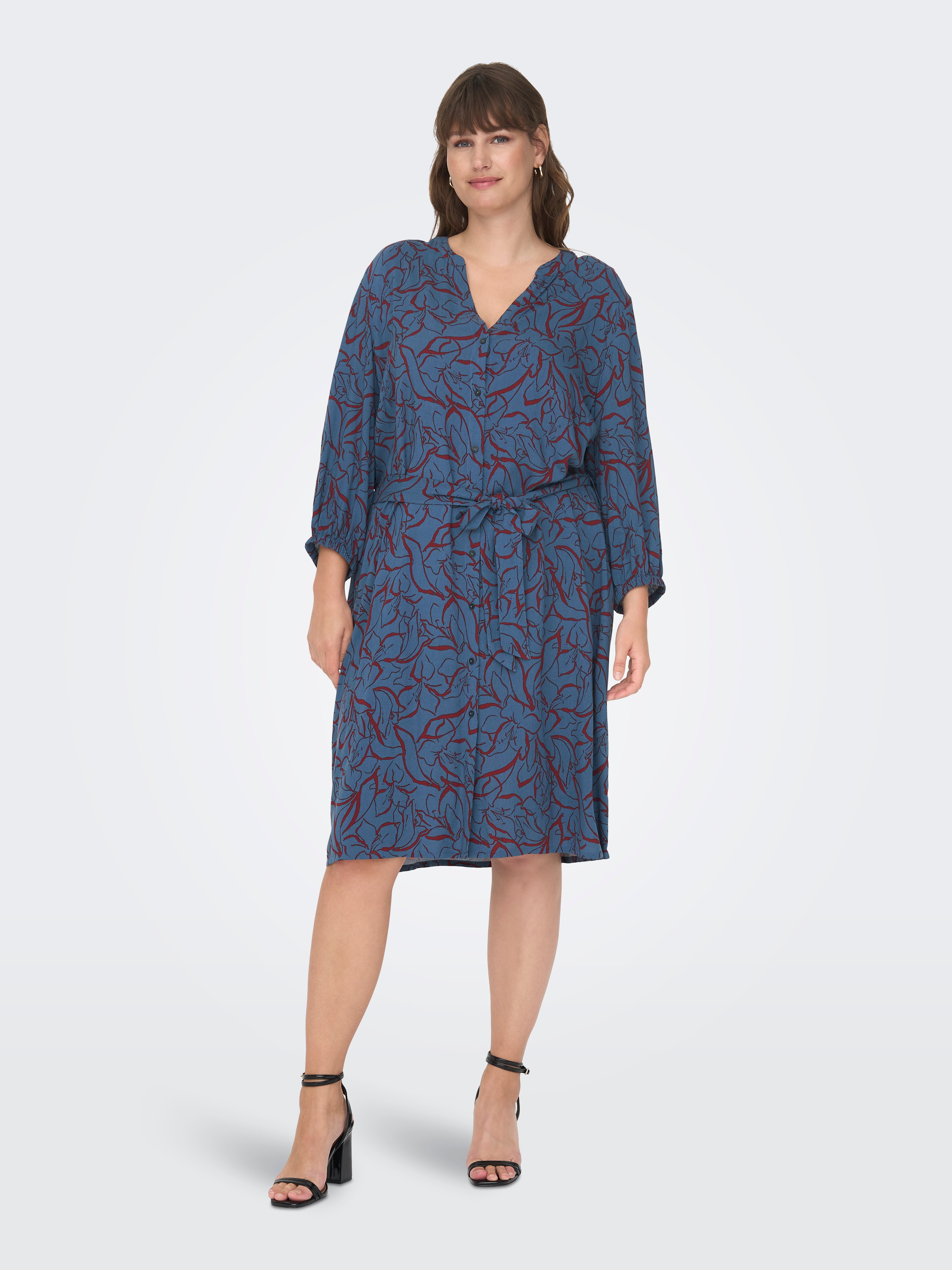 CARNOVA Midikleid Vintage Indigo