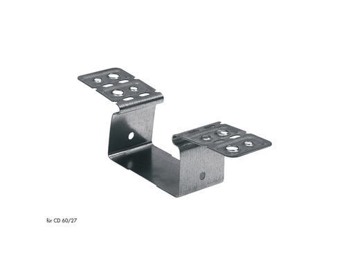 Knauf montageclip voor CD-profiel 60/27 mm, verpakking van 100 stuks.