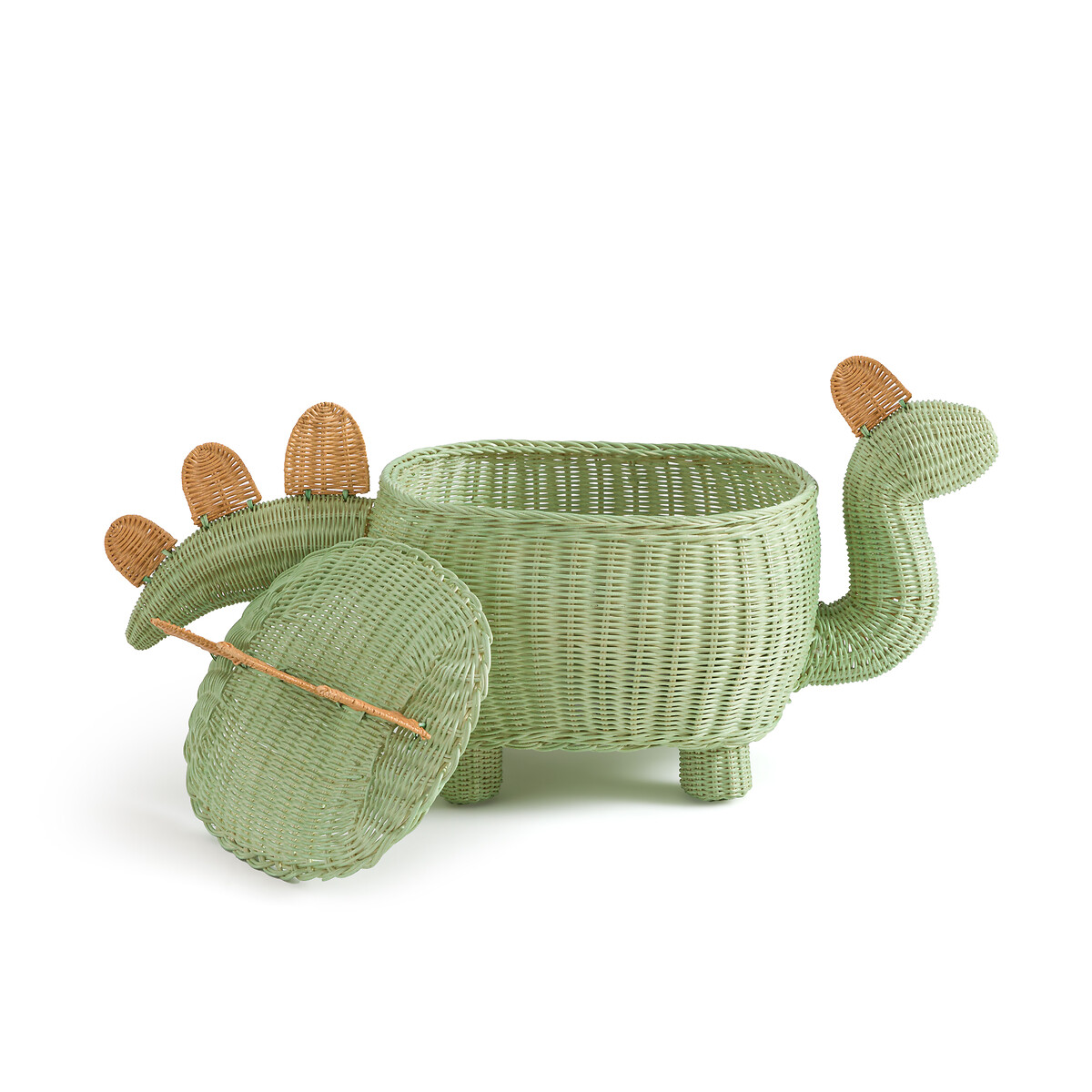 LA REDOUTE INTERIEURS<br>Cesta de dinossauro em rattan para crianças, Dinos