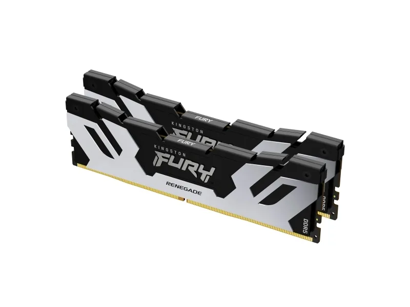 Kingston FURY Renegade - DDR5 - sæt - 32 GB: 2 x 16 GB - DIMM 288-PIN - 8000 MT/s / PC5-64000 - CL38 - 1.1 V - ikke bufferet - on-die ECC - sort med sølv