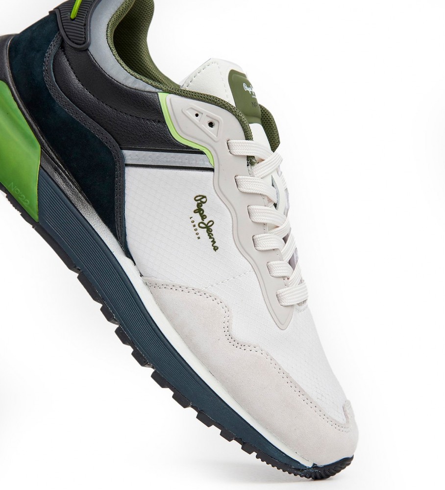 Tênis Pepe Jeans N22 Evolution M de couro branco
