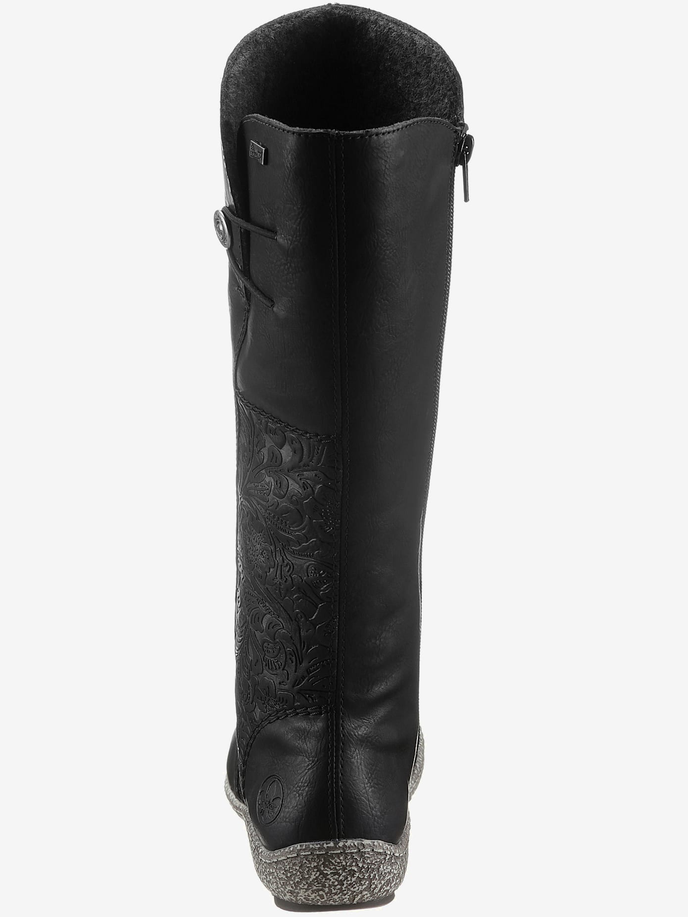 Botte d'hiver motif floral discret