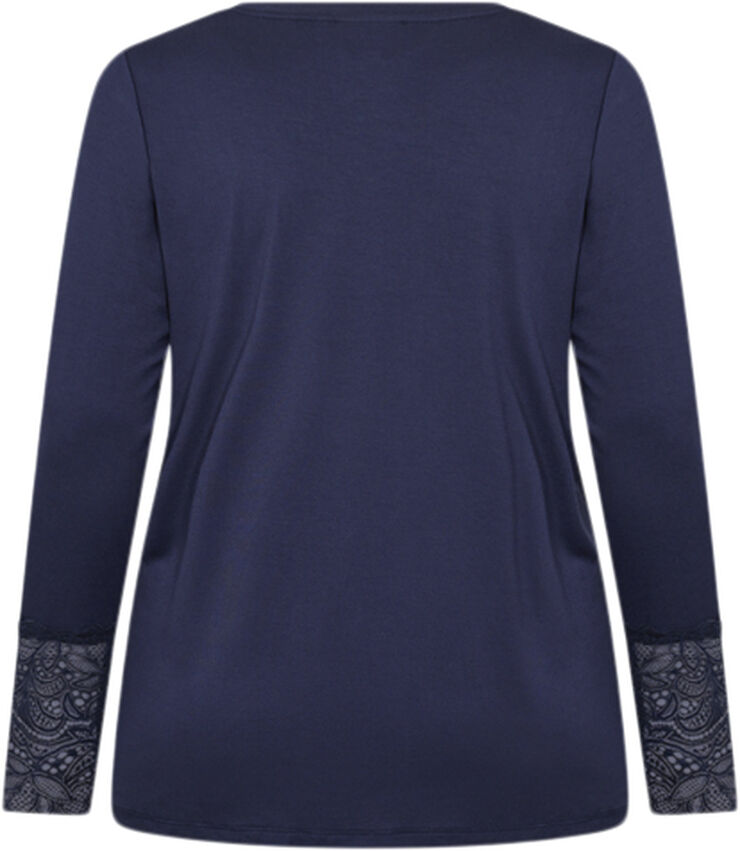 Wasabiconcept Curvy WA-STELLA 24 T-shirt Navy blå 6799 blue iris