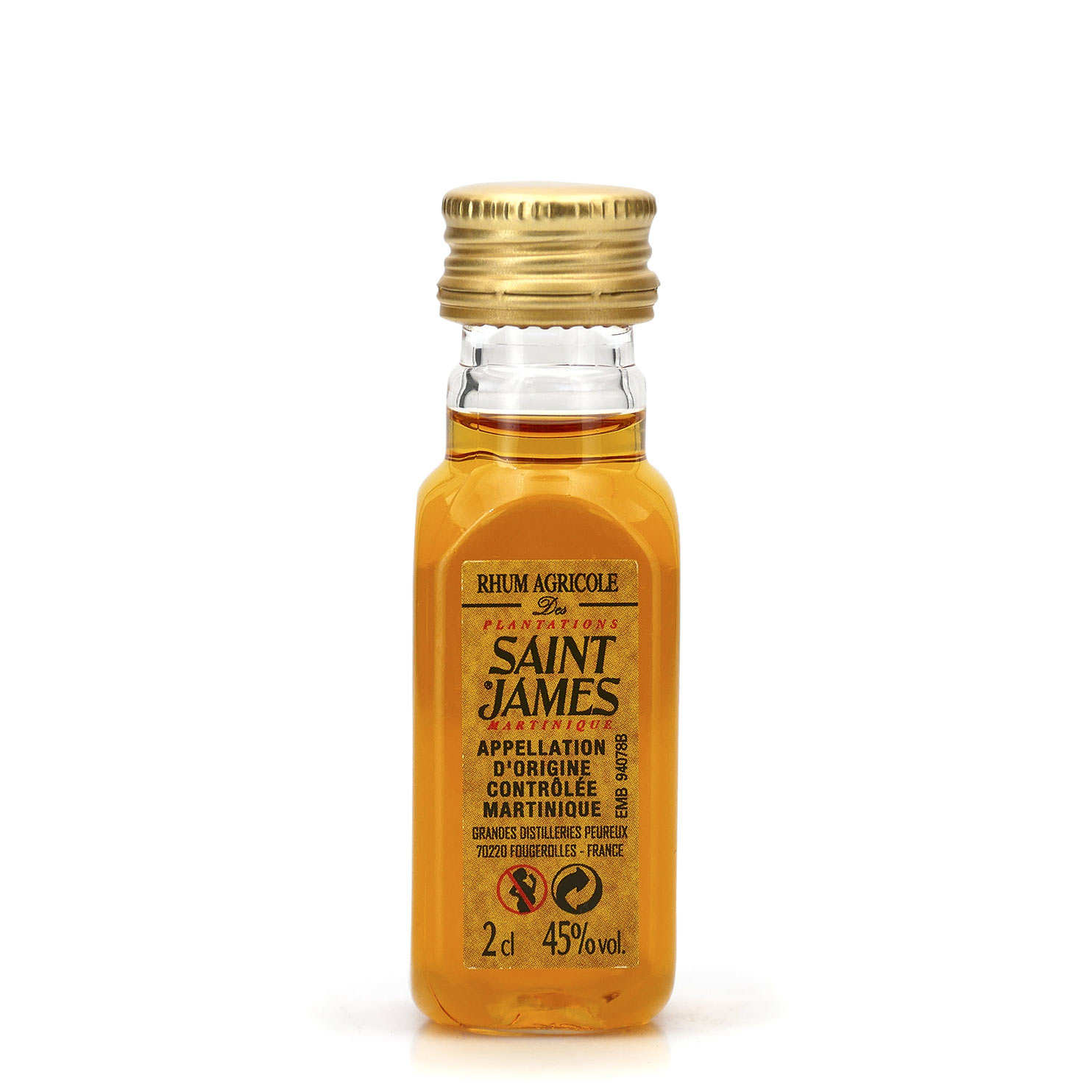 Mignonnette de Saint James - Rhum de Martinique - 45 % - Saint James