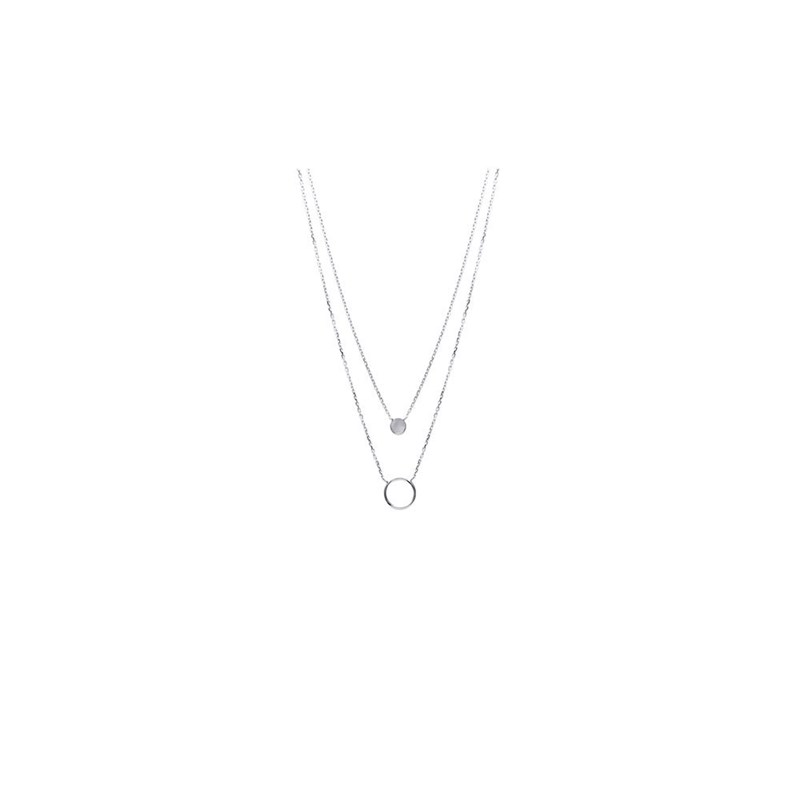 Collier Femme - Argent 925 - Longueur : 40 cm