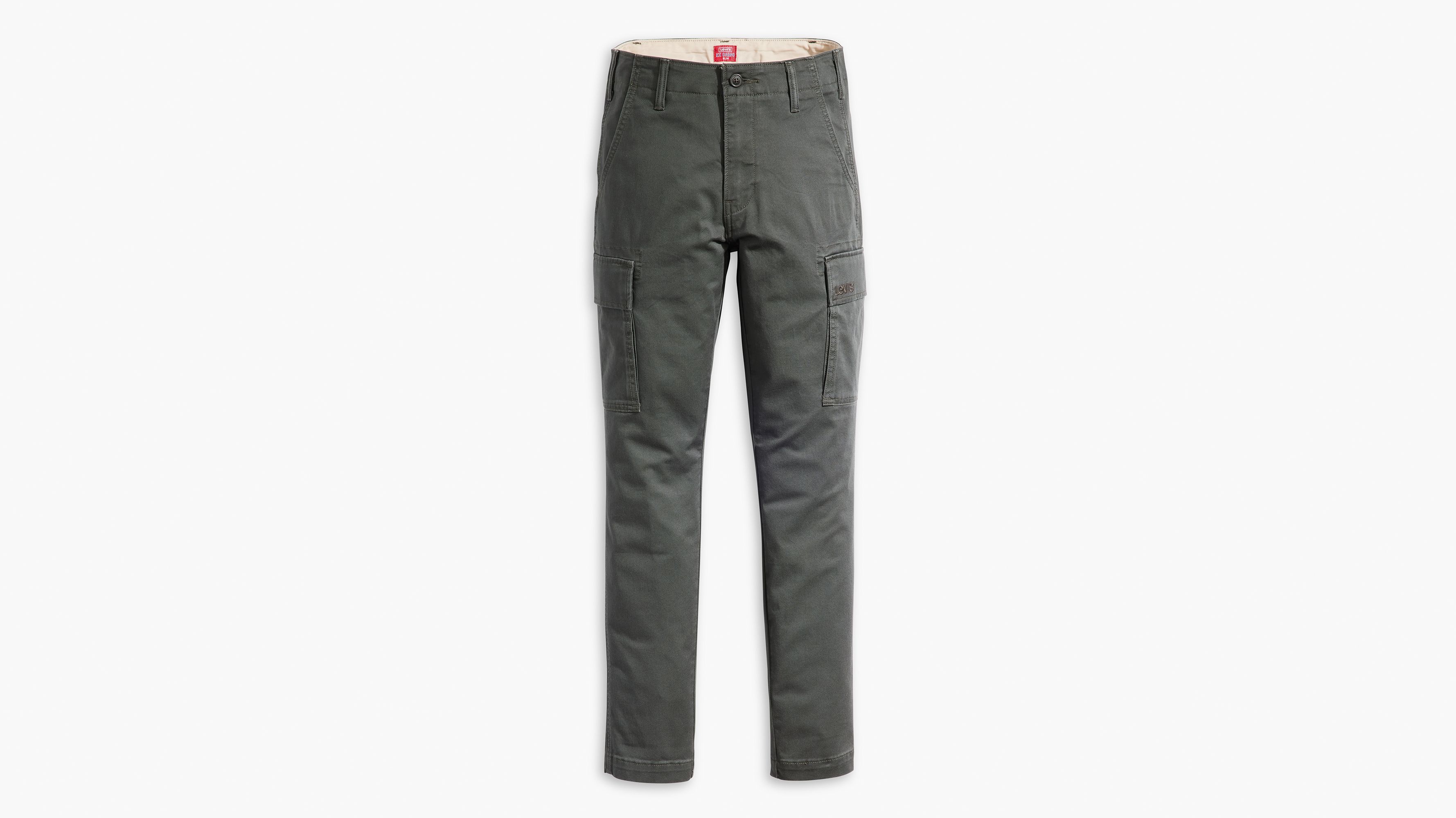 Pantalon XX Cargo slim - Pirate Black Stretch Twill - Noir
