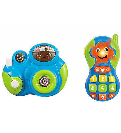Scandinavian Baby Products Spielzeugtelefon/Kamera - Blau/Grün