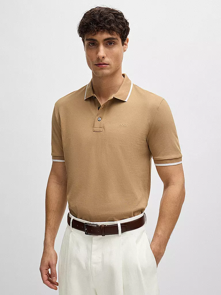 BOSS Poloshirt PARLAY 190 camel