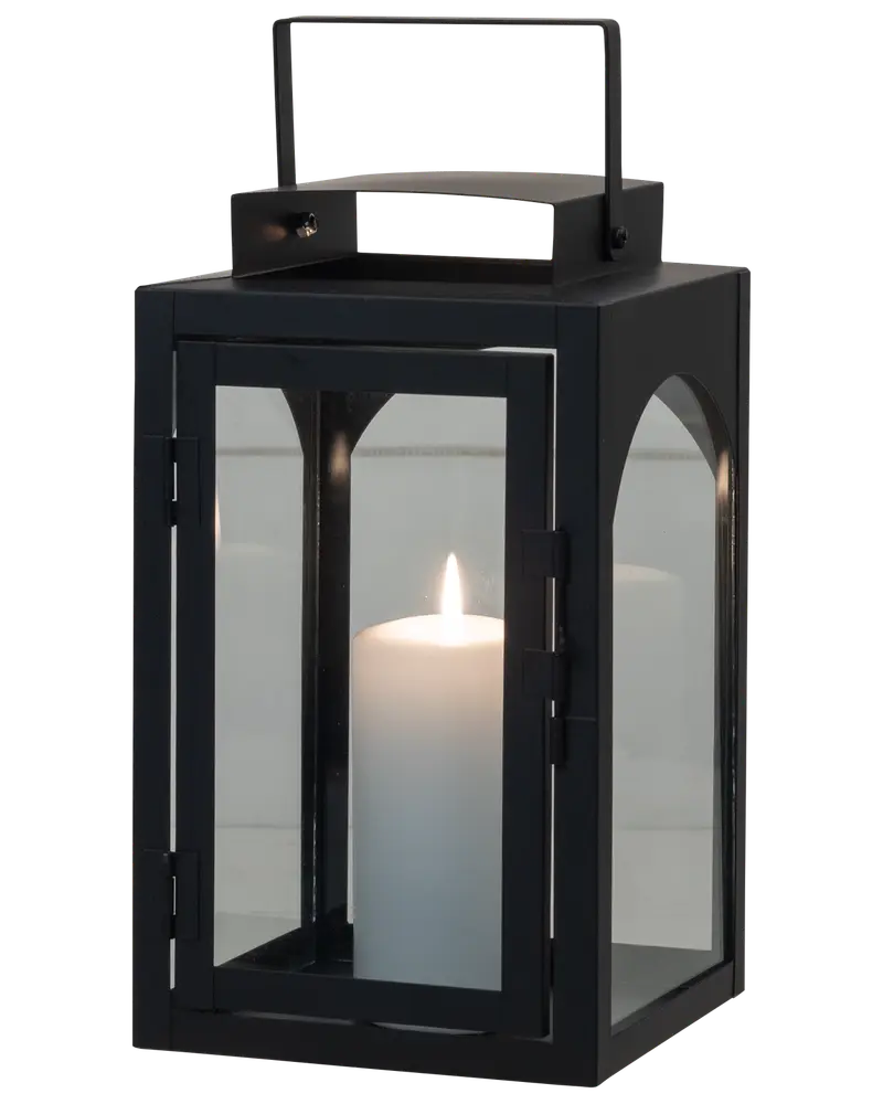 Lanterne 25 cm - sort