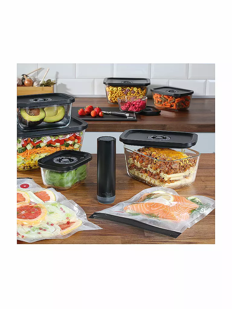 KÜCHENPROFI Vakuumpumpe EASYFRESH elektrisch Schwarz  schwarz