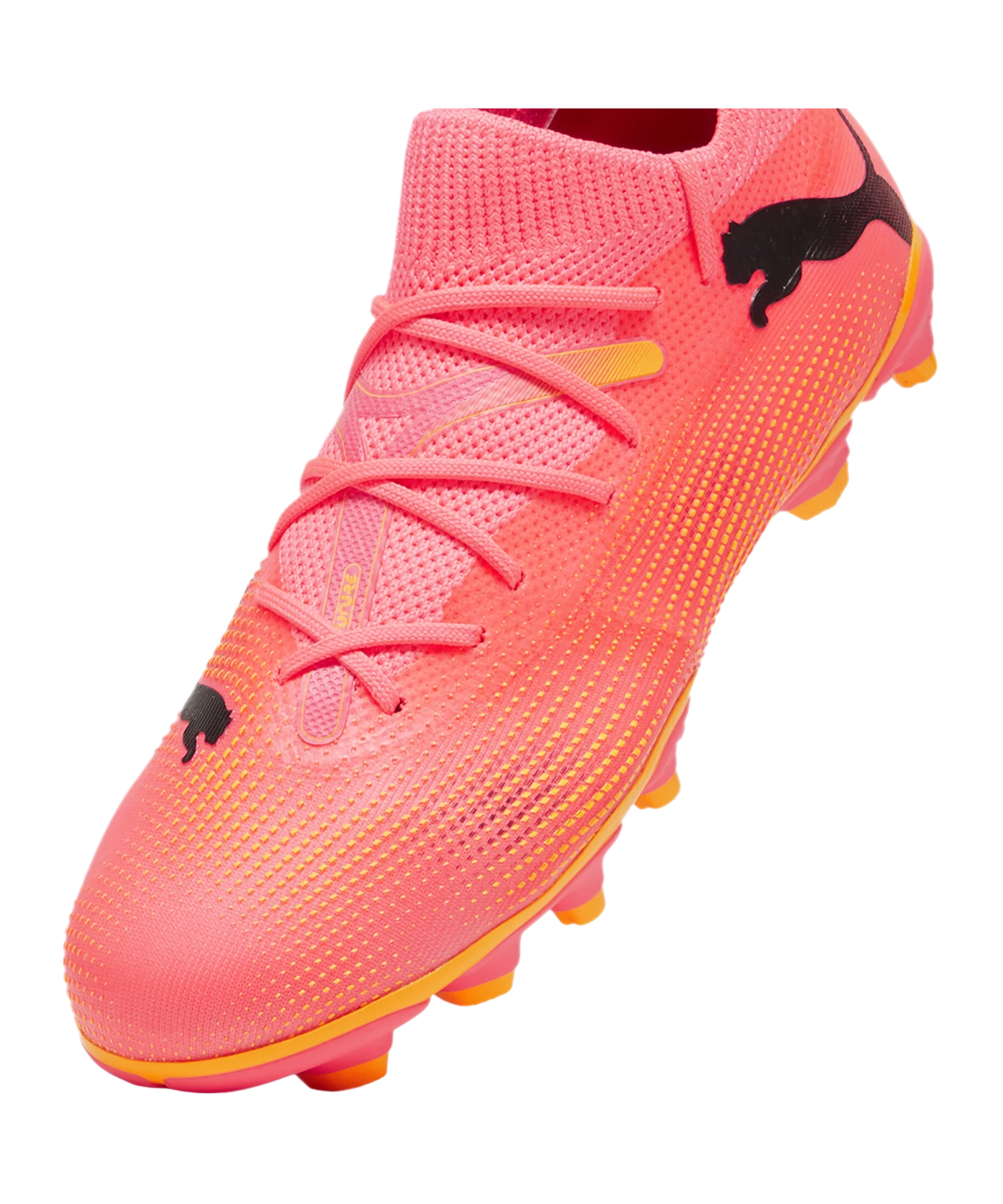 PUMA FUTURE 7 Match FG/AG Jr Kids The Forever Faster Rosa Schwarz F03