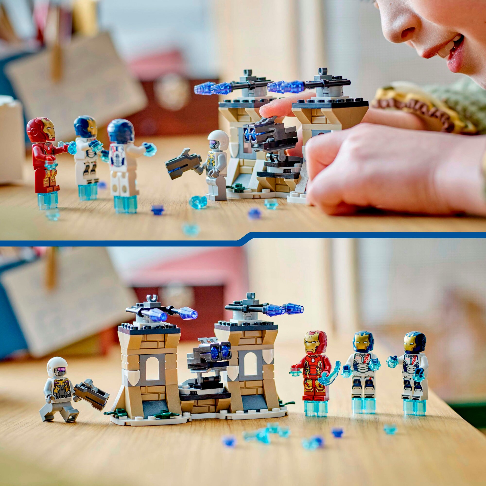 LEGO Konstruktionsspielzeug Marvel Super Heroes Iron Man & Iron Legion vs. HYDRA-Soldat