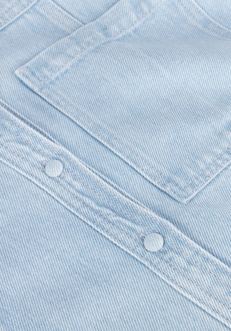 lichtblauwe second female blouses irvin denim shirt
