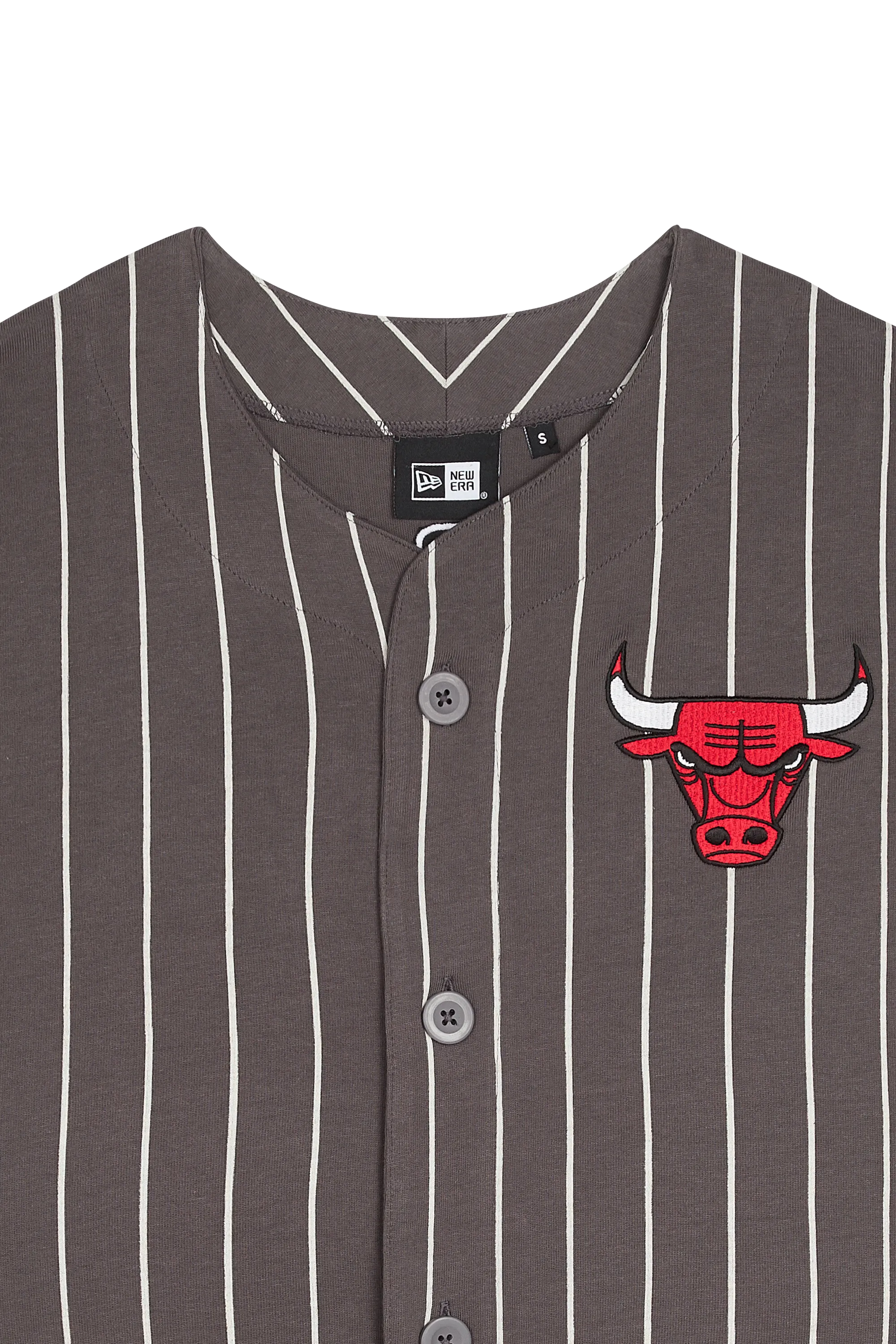 NEW ERA Maillot De Baseball  PINSTRIPE BASEBALL JERSEY CHIBUL Gris