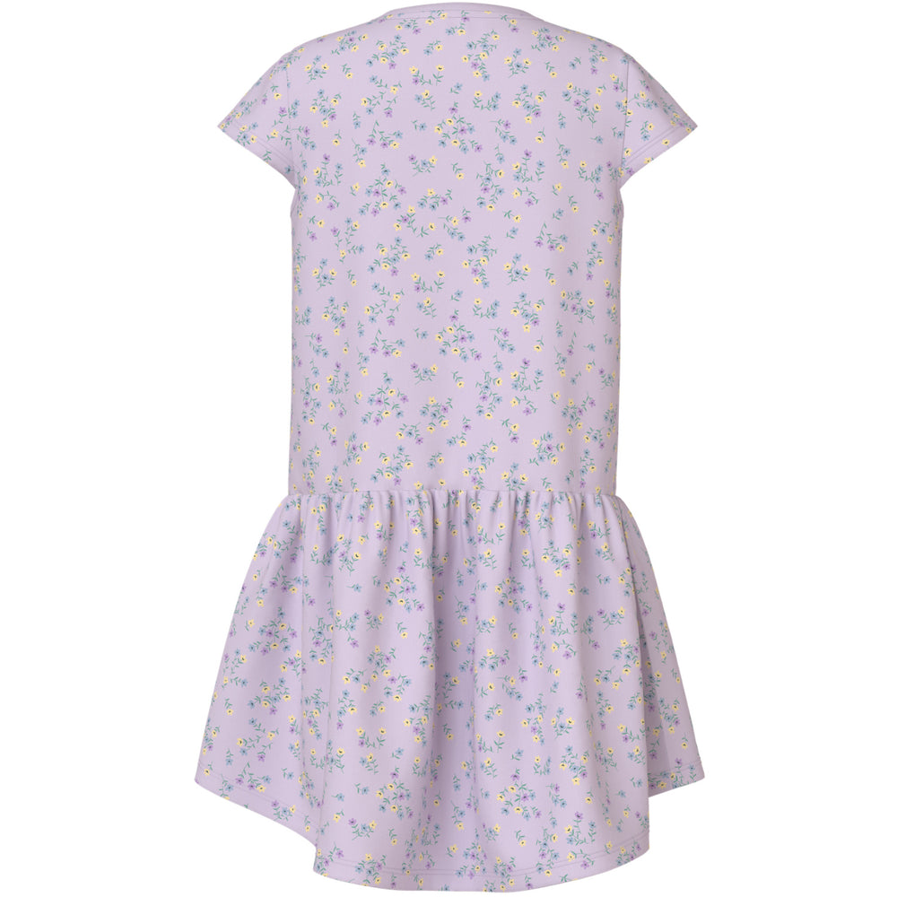 Køb Name It Lavender Fog Little Flower Nkfvigga Capsl Kjole