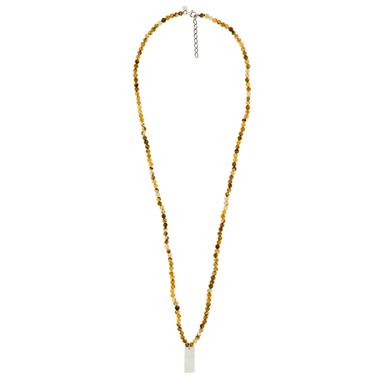 Rockstone Collier Jasper en Argent & Jaspe marron