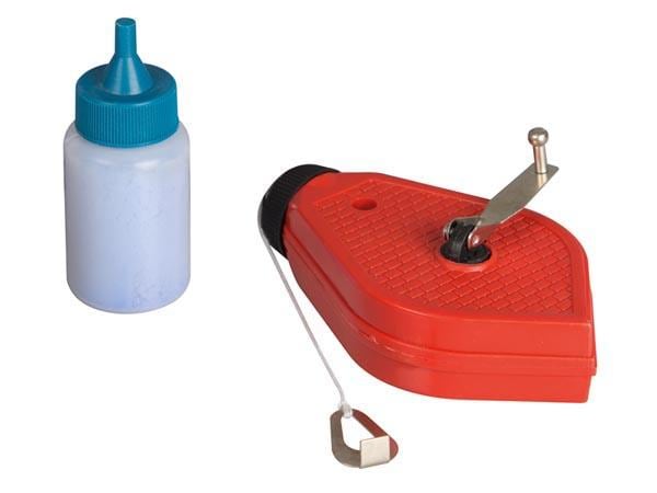 Toolland Schlagschnur und Pulver Schlagschnur & Flasche mit Pulver
