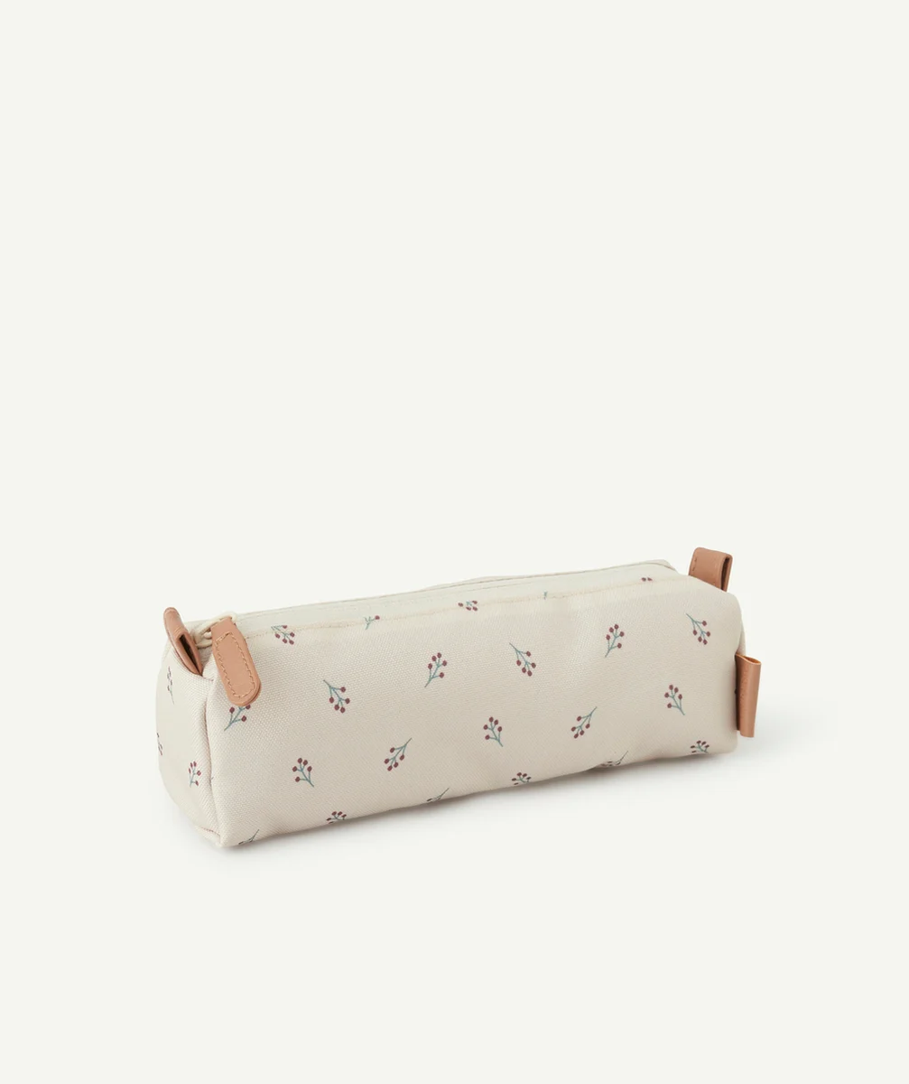 FRESKTROUSSE BEIGE IMPRIMÉE PETITES BAIES EN PLASTIQUE RECYCLÉ ENFANT