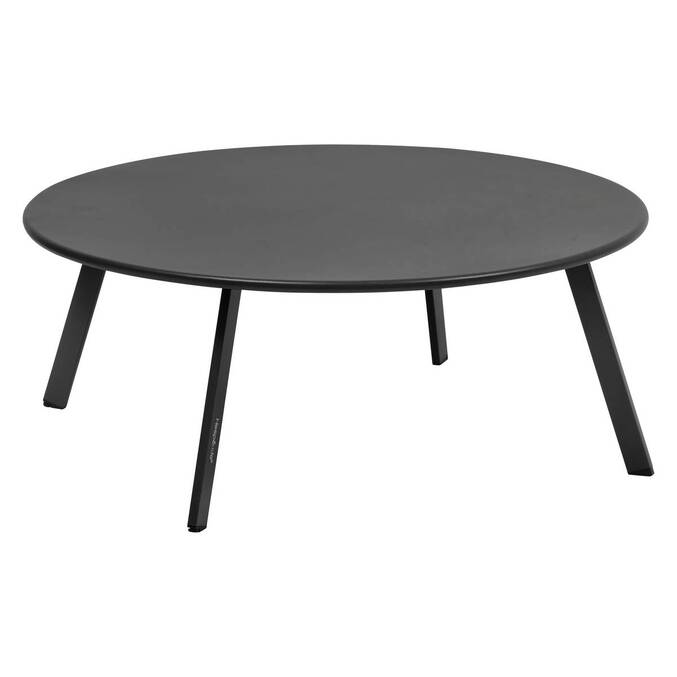 Table d'appoint de jardin ronde SAONA Graphite