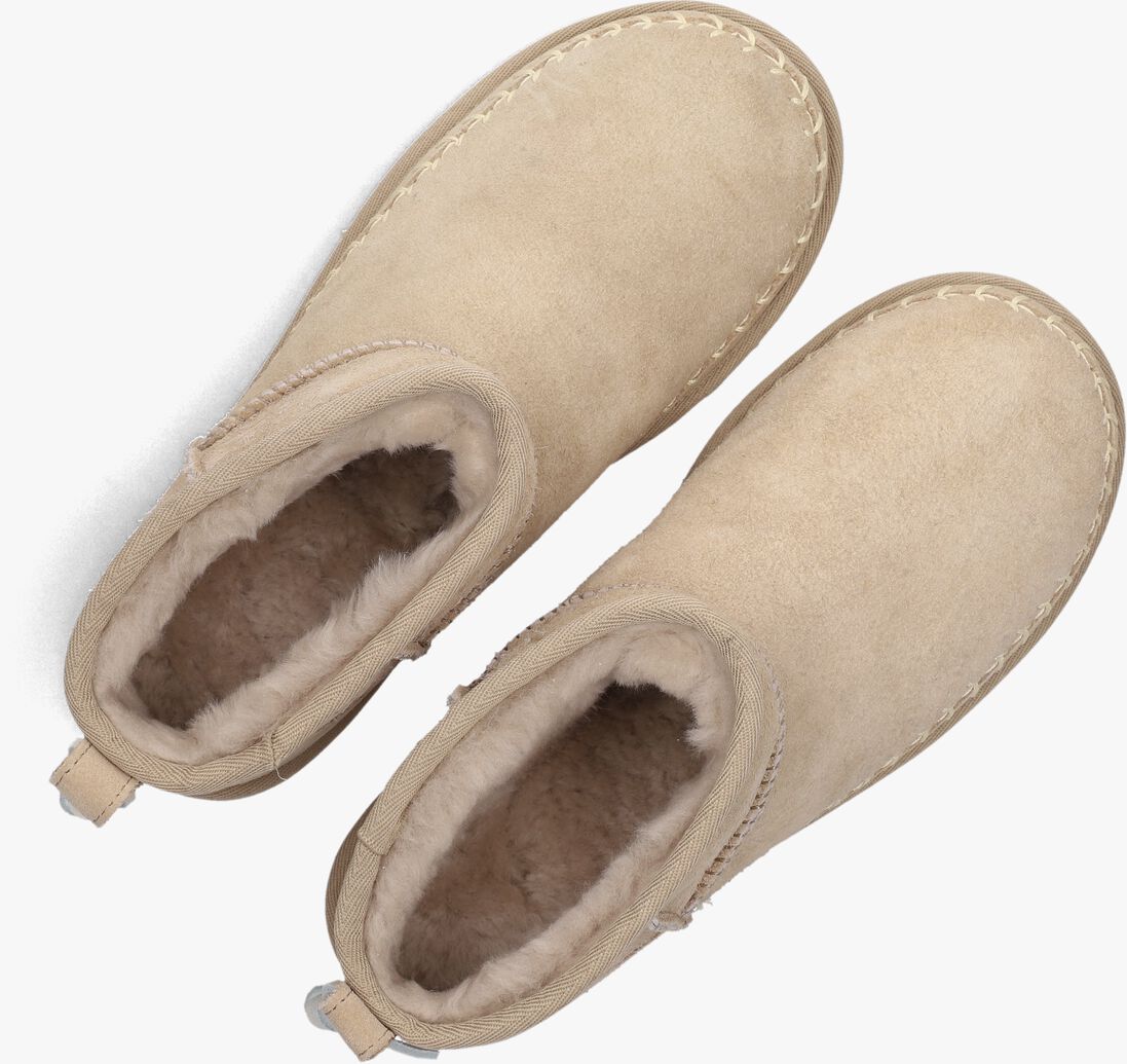 beige ugg vachtlaarzen w classic ultra mini biarritz