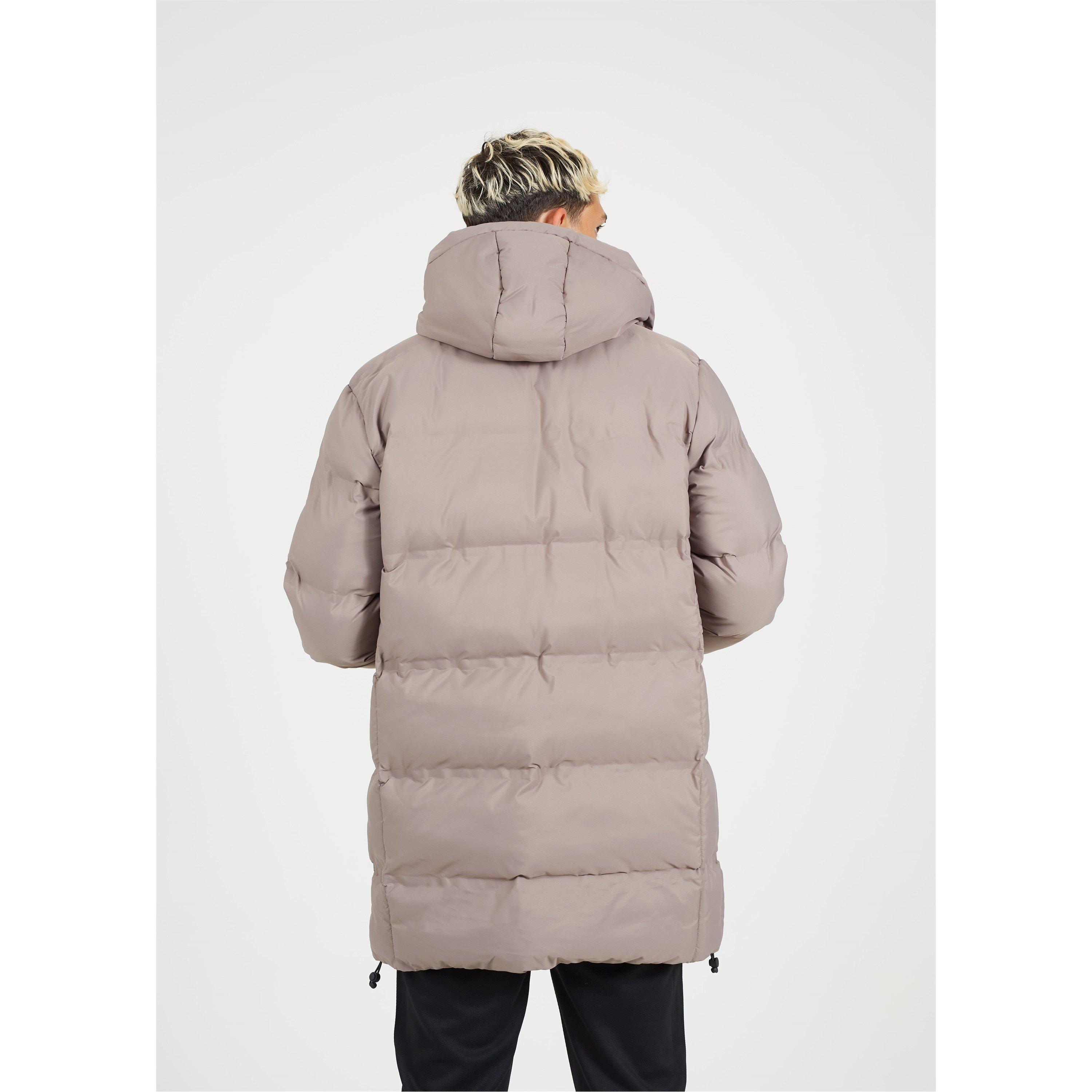 Brave Soul Padded Hooded Longline Jacket
