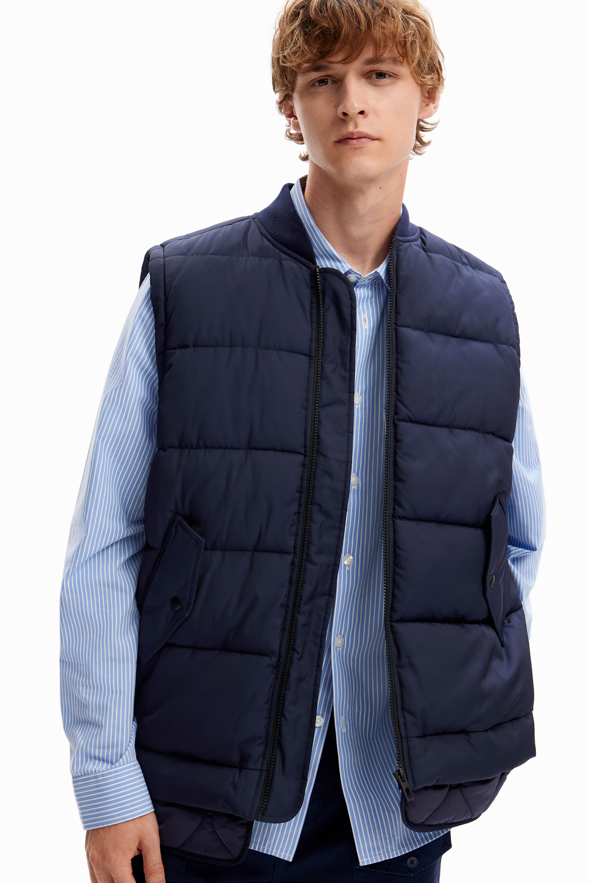 Bomber matelassé démontable