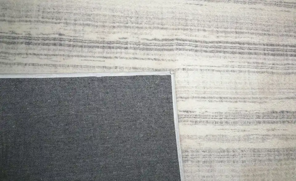 como Kurzflorteppich Creme, Grau 80x150 cm