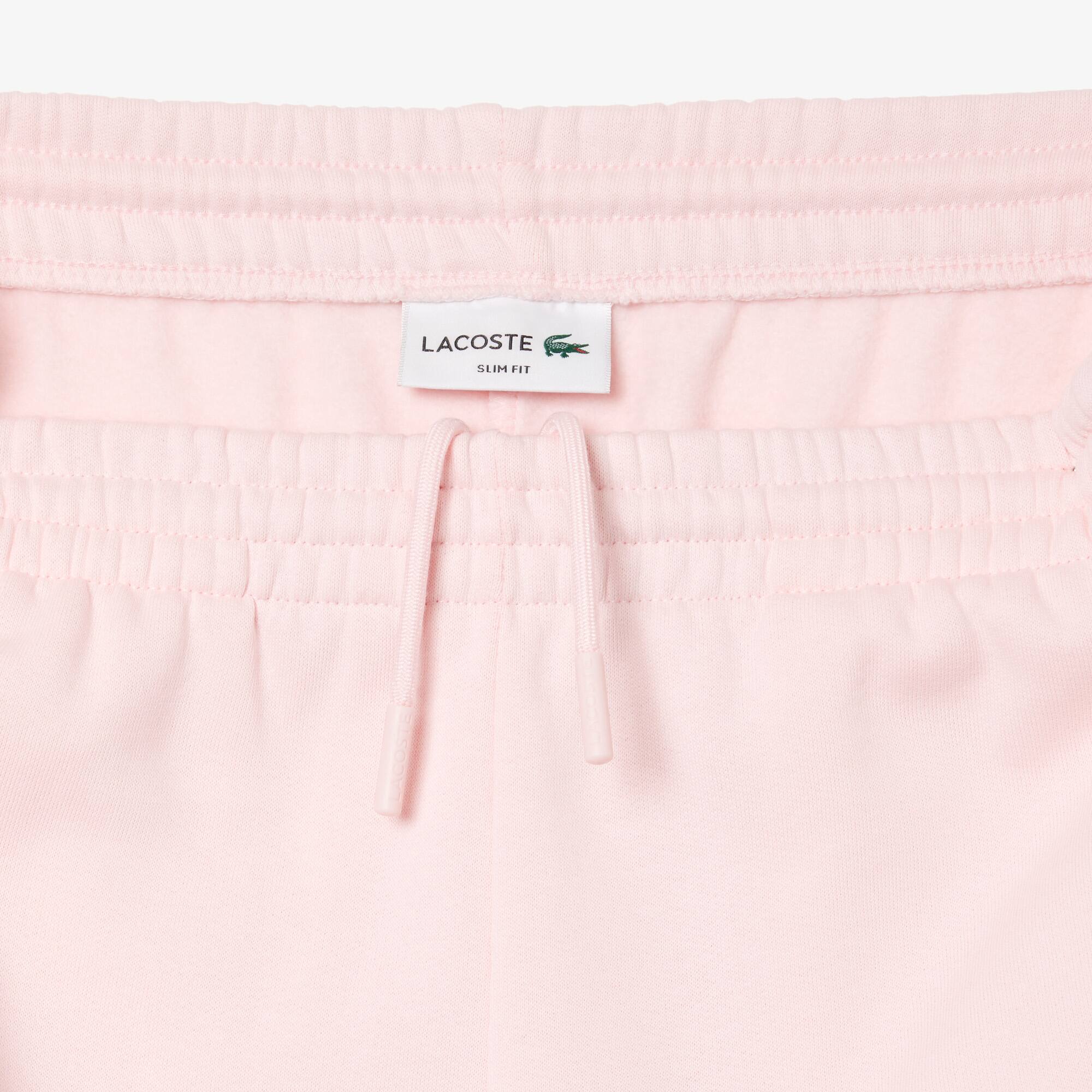 Herren LACOSTE Jogger Trainingshose aus Bio-Baumwollfleece Trainingshosen - Rosa - Lacoste - Herren