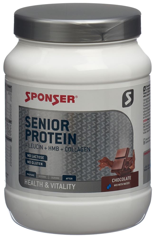 SPONSER Senior Protein Plv Chocolate Ds 455 g