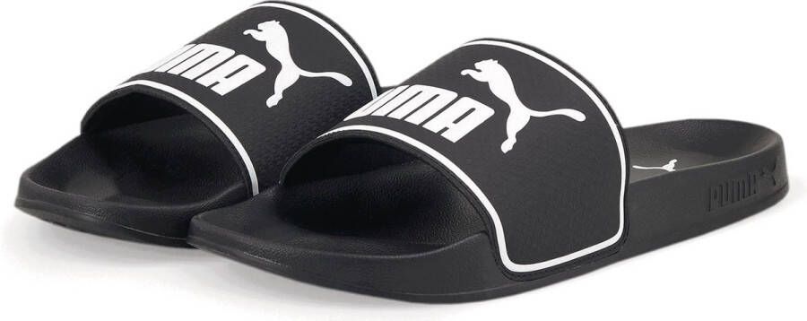 Puma Leadcat 2 0 2.0 badslippers zwart wit Rubber Logo 40.5