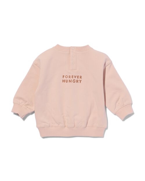 sweat bazar pour bébé rose