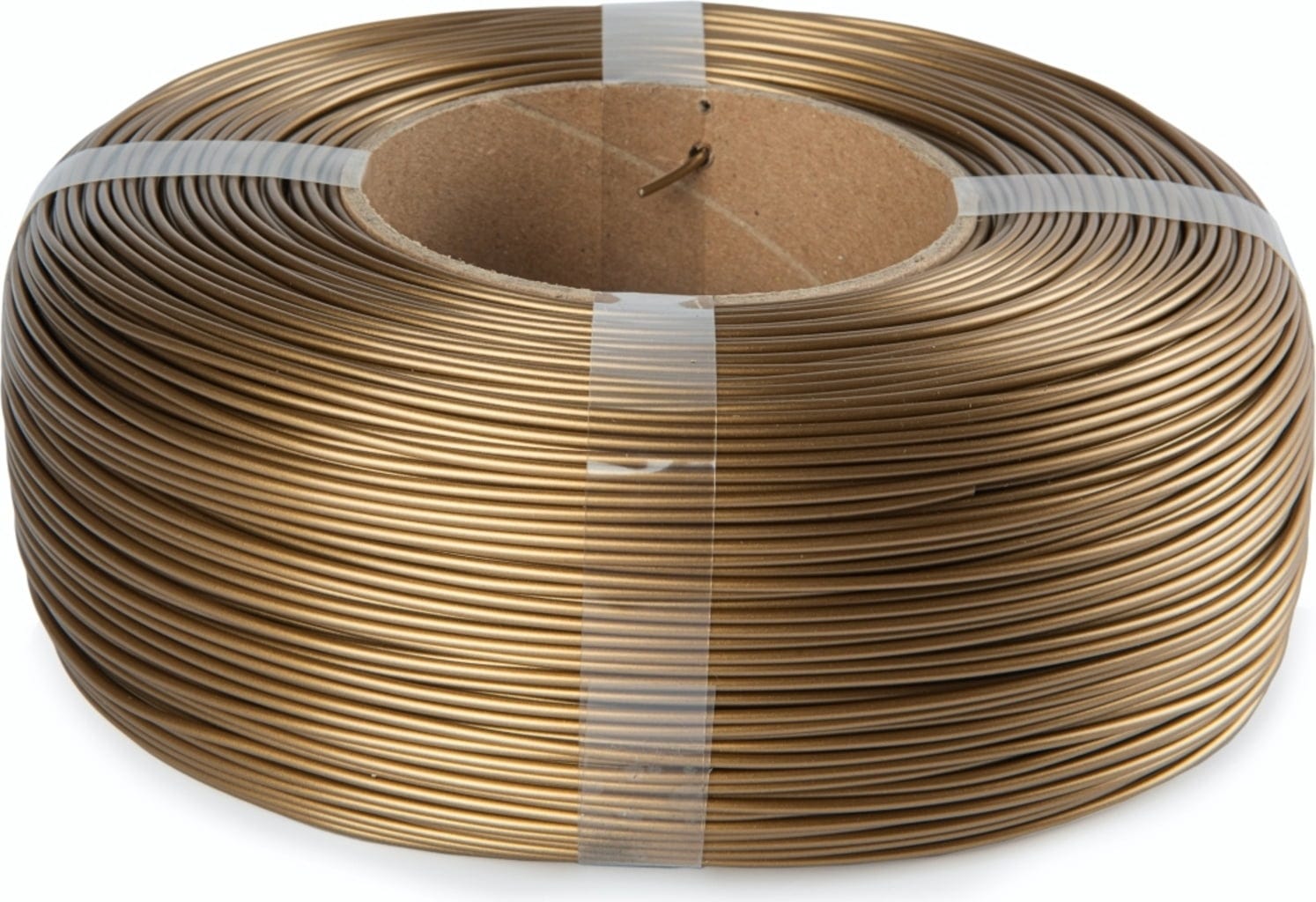 Spectrum  ReFill Premium PLA High Speed Gold, 1,75 mm / 1000 g    PLA ohne Spule für den Hochgeschwindigkeitsdruck in Speed Gold