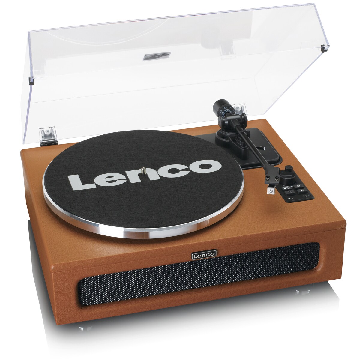 LENCO LS-430BN Plattenspieler mit 4 Lautsprechern, BT