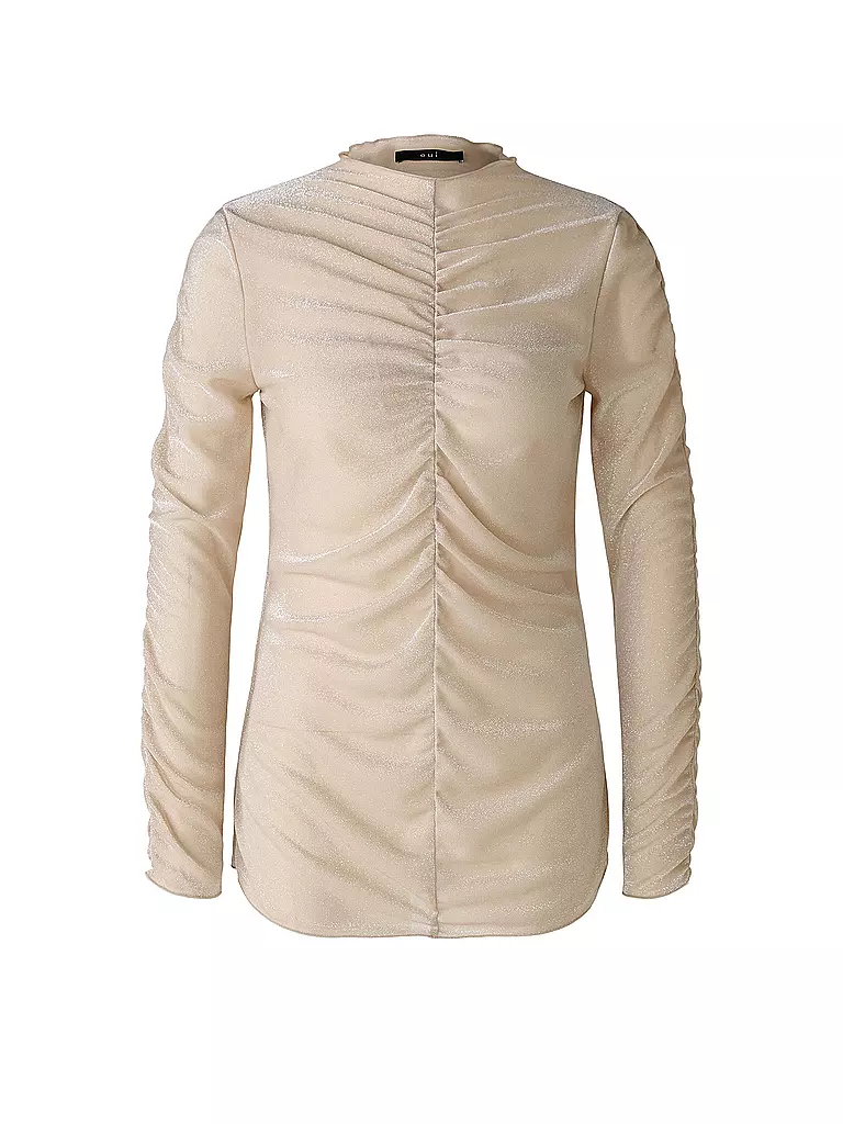 OUÍ Rollkragenshirt beige