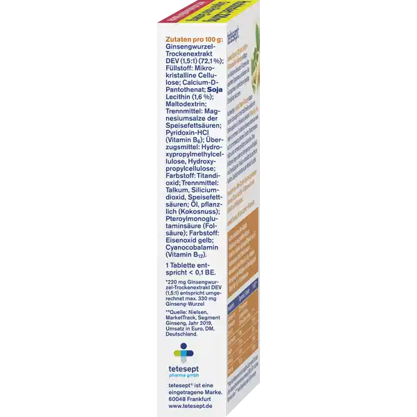 Ginseng 330 plus Lecithin + B-Vitamine