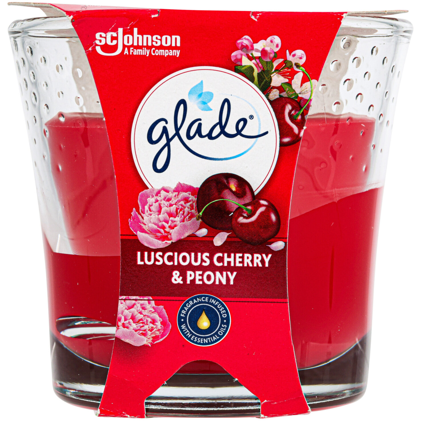 Glade Duftkerze Lucious Cherry & Peony